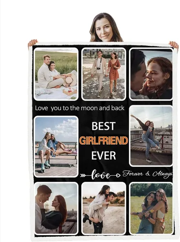 Vista 34 de Manta personalizada con fotos, manta personalizada para el mejor jugador de fútbol americano, regalos de cumpleaños para fanáticos del fútbol, manta