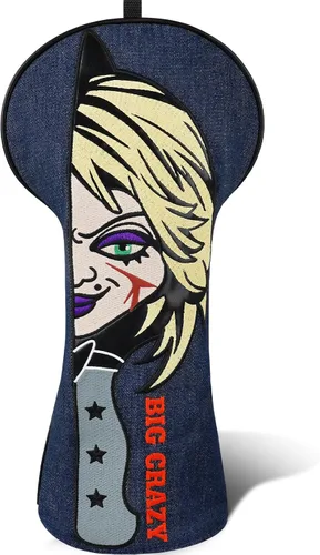 Vista 11 de Big Crazy Golf Headcovers - Funny Golf Club Covers - Driver Headcover with Tour Grade PU Leather - Golf Driver Headcover, Waterproof Golf Head