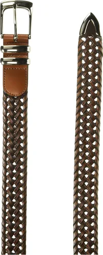 Vista 3 de Perry Ellis Men's Portfolio Braided Belt with Leather (Sizes 30-54 Inches)