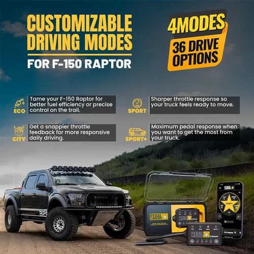 Vista 5 de Controlador de respuesta del acelerador Pedal Commander para todos los modelos de Ford 2011 y posteriores, obtén un mayor rendimiento o ahorra hasta