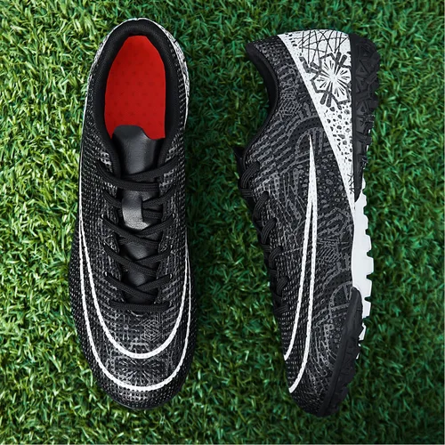 Vista 5 de HaloTeam Zapatos de fútbol para hombre, botas de fútbol para hombre, botas de fútbol de césped para entrenamiento profesional al aire libre