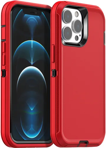 Vista 9 de AICase Funda para iPhone 12 Pro Max (6.7"), resistente protección contra caídas, cuerpo completo, a prueba de golpes, a prueba de polvo, protección