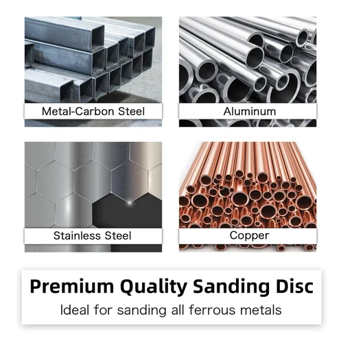 Vista 3 de SALI Muelas abrasivas de 4 pulgadas para metal de uso general y acero inoxidable, disco de pulido de óxido de aluminio para amoladora angular