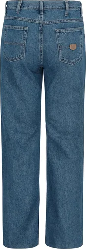 Vista 7 de Red Kap – Pantalones de jean de ajuste relajado para hombre Stonewash