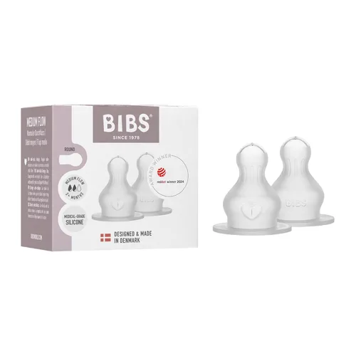 Vista 9 de BIBS Pezón para biberón, silicona, más de 6 meses, flujo grueso, paquete de Flujo grueso Silicona