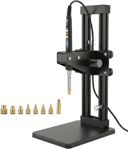 Vista 10 de Máquina de Prensado de Calor Vertical 3DZWMAN, Herramienta de Inserción de Conjunto de Calor, Insertos de Latón para Impresión 3D, Punta