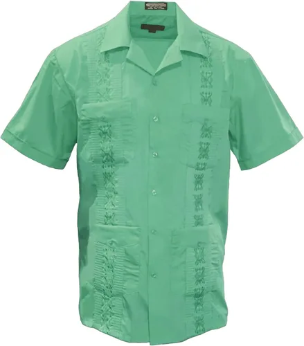 Vista 8 de Gravity Threads Camisa de verano Guayabera para hombre
