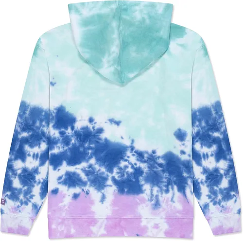 Vista 2 de Fila Heritage - Sudadera con capucha de rizo francés para niñas, ligera, transpirable, ropa para niñas grandes