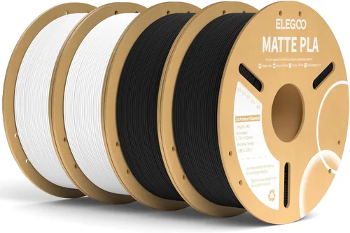 Vista 18 de ELEGOO Paquete de filamento de impresora 3D PLA mate 22 lbs 0.07 in