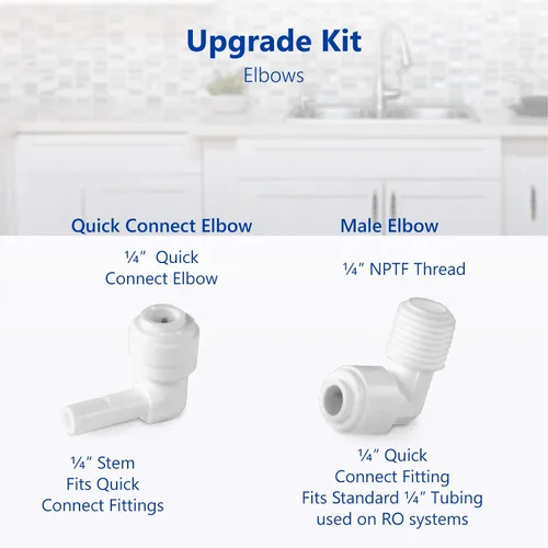 Vista 5 de Express Water Kit de actualización de filtro para ósmosis inversa y sistema de filtración de agua debajo del fregadero. Añade una nueva etapa