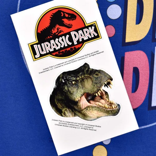Vista 5 de Popfunk Camiseta clásica de Jurassic Park Bingo Dino Mr DNA