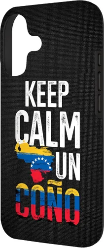 Vista 2 de Funda para iPhone 17 con diseño de bandera de Venezuela Pride Venezuela Girl Boy Flag Keep Calm Un Cono