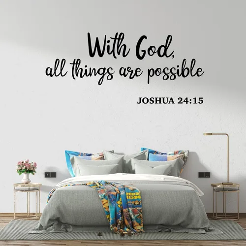 Vista 11 de Calcomanías de pared con versículo bíblico con cita religiosa con alas de paloma y círculo, calcomanías de pared con versículos de las Escrituras