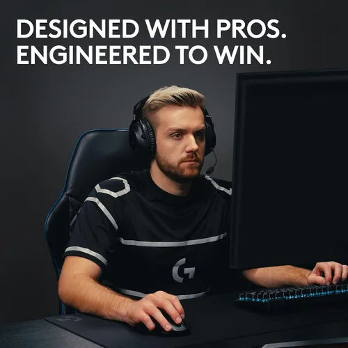 Vista 2 de Logitech G PRO X SUPERLIGHT 2 LIGHTSPEED - Mouse inalámbrico para juegos, sondeo 4K, ligero, interruptores híbridos LIGHTFORCE, sensor HERO 2