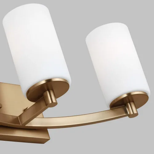 Vista 6 de Generation Lighting - Lámpara de pared Hettinger de 3 luces, color negro medianoche 4439103-112, Título 24, lámpara de pared para decoración