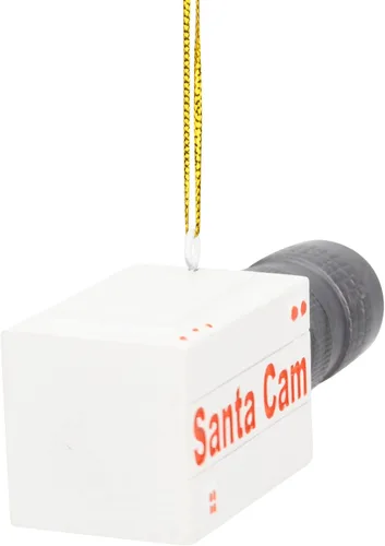 Vista 4 de Tree Buddees Lente Santa Cam para niños, adornos de árbol de Navidad