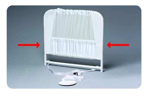 Vista 6 de KidCo Protector de riel de cama de malla para niños pequeños de 39 pulgadas de largo para colchón individual, doble, matrimonial, Queen y King
