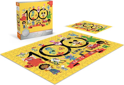 Vista 4 de Ceaco - 100 aniversario de Disney - 100 años de maravilla - Rompecabezas de 300 piezas de gran