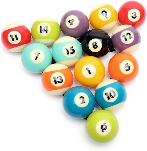 Vista 7 de CUPPA Juego de bolas de billar/bolas de billar profesional, 16 bolas completas para mesas de billar