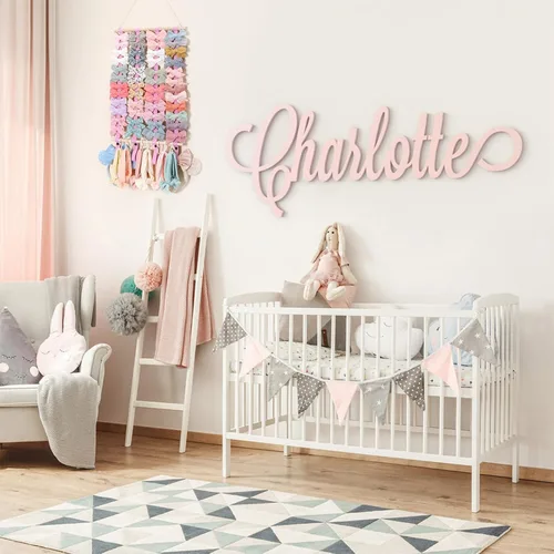 Vista 6 de OAOLEER Organizador de lazo para el pelo para niñas, pinzas para el pelo, diadema, organizador de almacenamiento para colgar en la pared, decoración