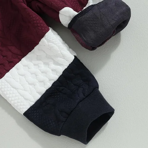 Vista 7 de MERSARIPHY Ropa de bebé para bebé, sudadera de punto para bebé, suéter de punto, pantalones largos, ropa de otoño e invierno