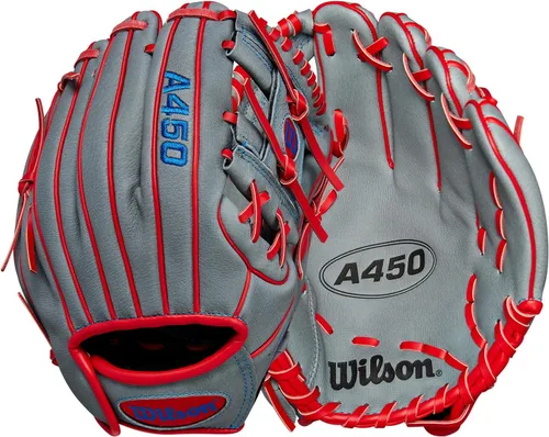 Vista 13 de Wilson A450 Adult + Youth Baseball Glove + Mitt Sizes 10.75" - 12" Right + Left Hand Throw Multiple Styles