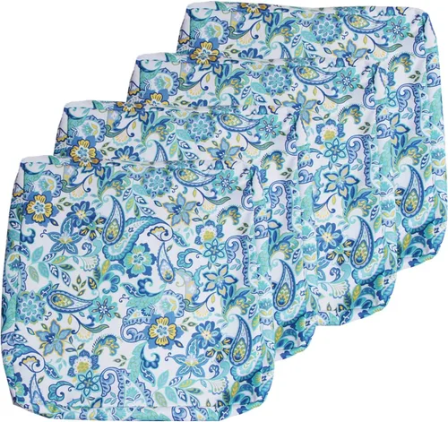 Vista 11 de EHouseHome Fundas de cojín para silla de patio, lavables, resistentes a los rayos UV, fundas de repuesto, impermeables, para muebles de exterior