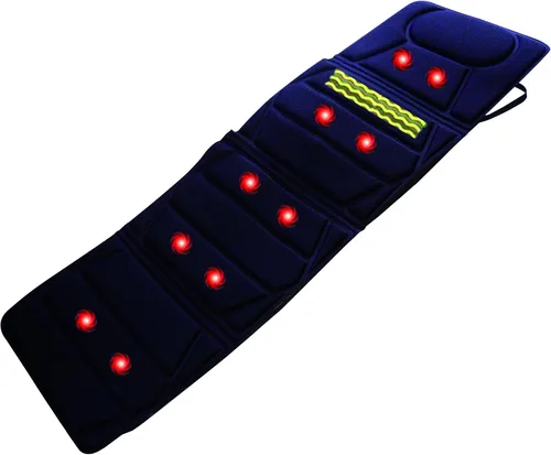 Vista 3 de Carepeutic Targeted Zone Deluxe - Alfombrilla de masaje con vibración con terapia de calor, 7 libras Full Body Massage Mat with Heat, 10 Vibration
