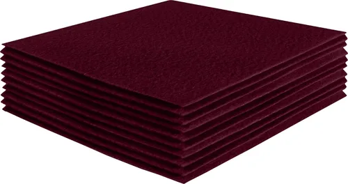 Vista 124 de FabricLA Hojas de fieltro acrílico para manualidades, cuadrados de fieltro precortados suaves de 4 x 4 pulgadas (3.9 in x 3.9 in), utiliza hojas