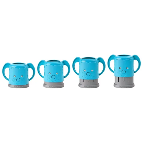 Vista 3 de MyDrinky - El soporte ajustable para caja de jugos (Aqua)