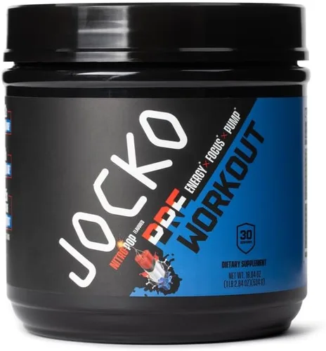 Vista 11 de Jocko Fuel Ultimate Polvo Pre-Entrenamiento - Bebida energética en polvo para antes del entrenamiento para hombres y mujeres - Mezcla nootrópica sin