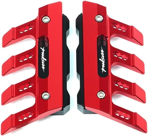 Vista 9 de Para Bajaj Pulsar 200 NS/Pulsar 200 RS/200 AS 200 Protector lateral de caída de motocicleta Protector de horquilla delantera Protector de Negro