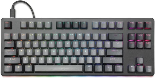 Vista 3 de DROP Teclado mecánico CTRL - Teclado para juegos TKL (87 teclas), interruptores de intercambio en caliente, macros programables, LED RGB