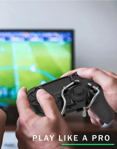 Vista 6 de EXknight Leverback FPS Mechanical Paddles Attachment, Back Buttons Gaming Paddles for PS5 Controller (Black)