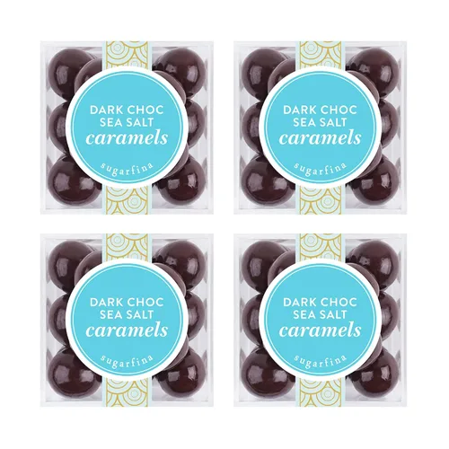 Vista 5 de Sugarfina Caramelos de sal marina de chocolate oscuro, bolsa a granel de 1 lb
