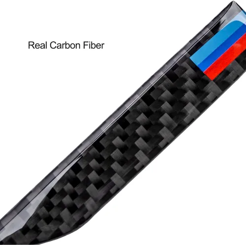 Vista 3 de Adhesivo protector universal para espejo retrovisor, tiras anticolisión, fibra de carbono, ajuste para todos los modelos, accesorios