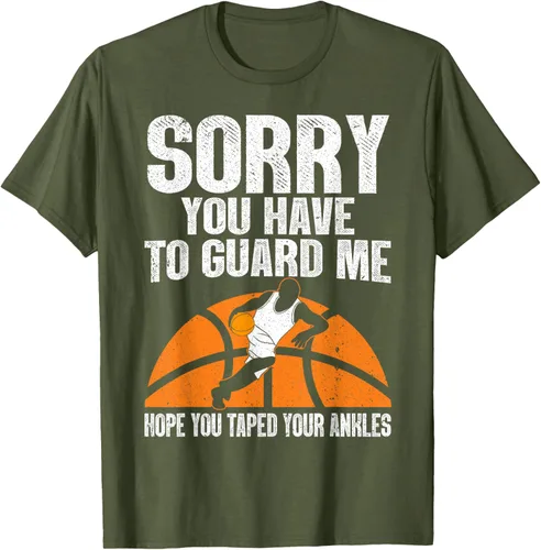 Vista 38 de Camiseta divertida de baloncesto para hombres y mujeres, Negro