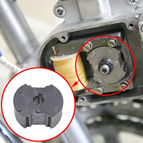 Vista 3 de Magneto Imán FW07 para bicicleta motorizada de 49cc 50cc 60cc 66cc 80cc Para motos de gasolina de 2 tiempos de 49 a 80cc, garantiza un campo