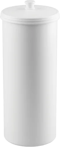 Vista 10 de iDesign Soporte Independiente para Papel Higiénico de Baño con Tapa para 3 Rollos Extra, Plata Con tapa, para 3 rollos adicionales