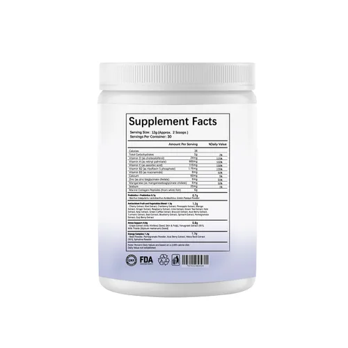 Vista 2 de ESUNM Colágeno de café helado con colágeno, mejora la condición mental y de la piel, buen gusto, 12.69 onzas (12.70 oz)
