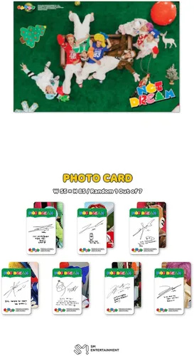 Vista 6 de NCT DREAM CANDY Winter - Álbum especial (libro de fotos Ver. + 1ea póster plegado+1ea tarjeta de regalo de tienda) K-POP sellado