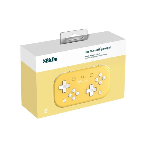 Vista 9 de 8Bitdo Lite Bluetooth Gamepad for Switch Lite, Switch & Windows (Yellow Edition)