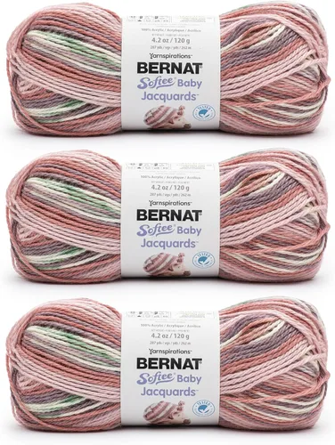 Vista 17 de Bernat Softee - Ovillo de lana para bebé, 5 onzas, calibre 3 ligero, color verde hierba