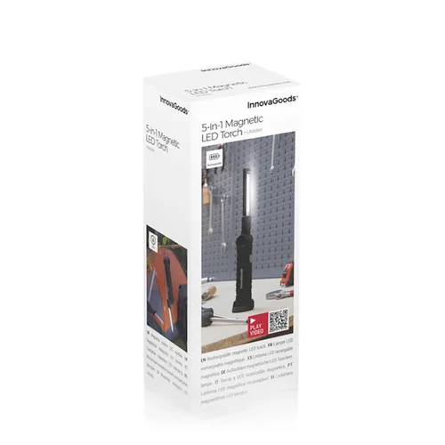 Vista 20 de Linterna LED Recargable Magnética 5 en 1 Litooler InnovaGoods
