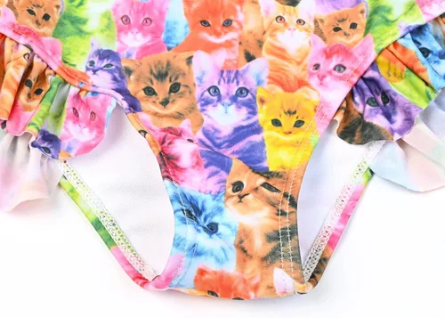 Vista 55 de CHILDRENSTAR Trajes de baño de dos piezas para niñas, traje de baño de playa y piscina