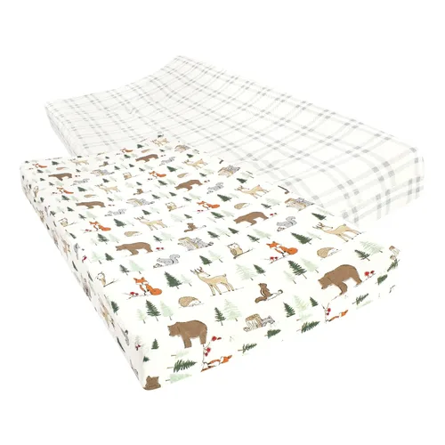 Vista 4 de Hudson Baby Funda unisex para cambiador de bebé, Animal Adventure, talla única