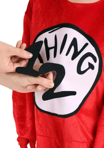 Vista 4 de Disfraz Infantil de Thing 1 y Thing 2 de Dr. Seuss Multicolor