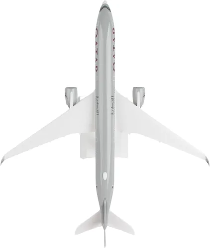 Vista 7 de Sky Marks Qatar Airways A350-1000 1/200 - Modelo de avión coleccionable
