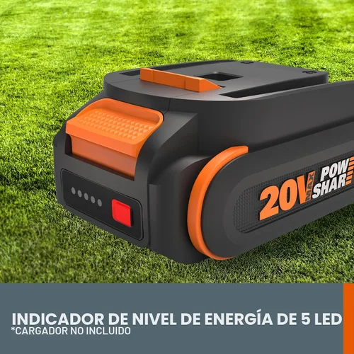 Vista 6 de Batería WORX de 20 V PowerShare de iones de litio de 2.0 Ah, 1 pieza, WA3669