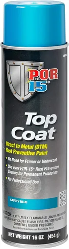Vista 12 de Pintura en aerosol, color gris 16 POR-15 46618 de Top Coat